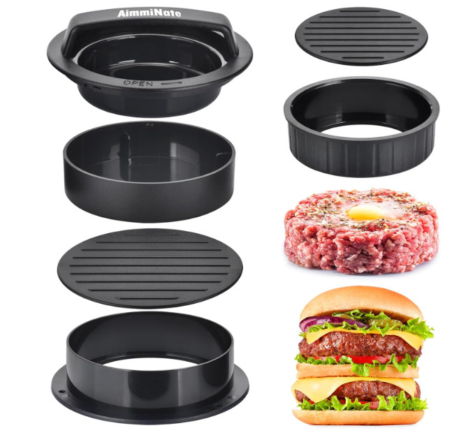 Hamburger Press 3 in 1 – Patty Maker for Stuffed Burgers, Sliders & More gallery