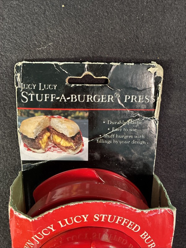 Stuff-A-Burger Press Jucy Lucy Charcoal Companion NEW! Barbecue BBQ Grill gallery