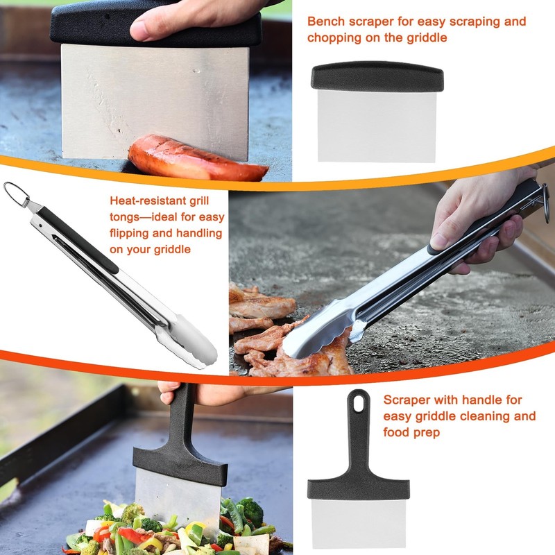 39PCS Griddle Accessories Kit, Flat Top Grill Accessories Set for Outdoor Bar... gallery