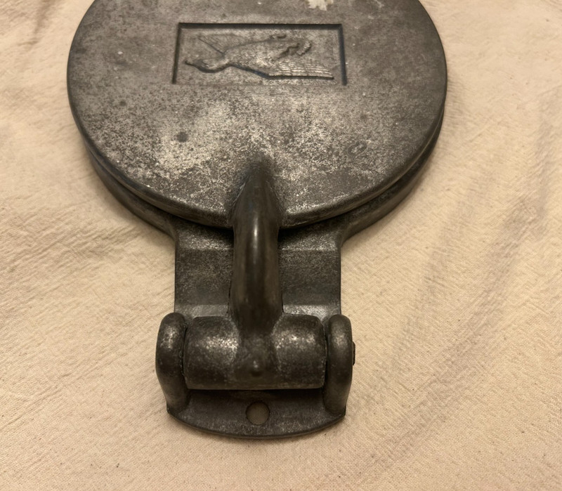 Vintage SEARS Aluminum Tortilla Press Mallard Duck Hamburger Tool Vice Old Metal gallery