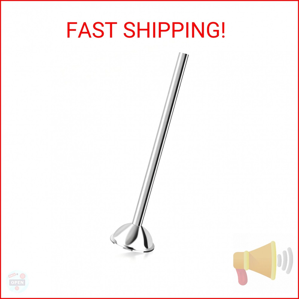 10mm Stainless Steel Sausage Stuffer Tube, #5 Meat Grinder Funnel Attachment for