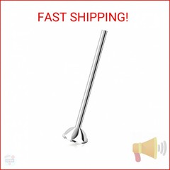 10mm Stainless Steel Sausage Stuffer Tube, #5 Meat Grinder Funnel Attachment for