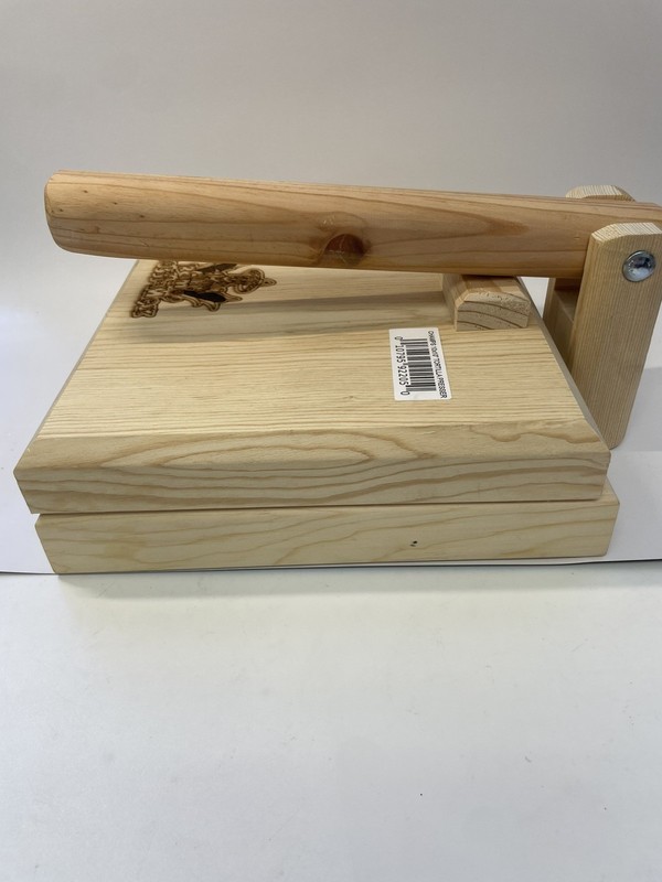 Champs 10x10 Wooden Tortilla Press RCI Mexico Corn Press NEW gallery