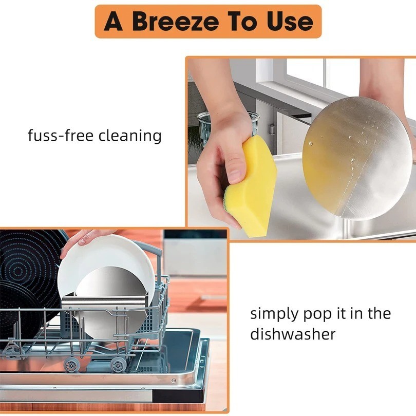 Smash Burger Press Pack of 1–Round and Square Meat Masher with Silicone Handles gallery