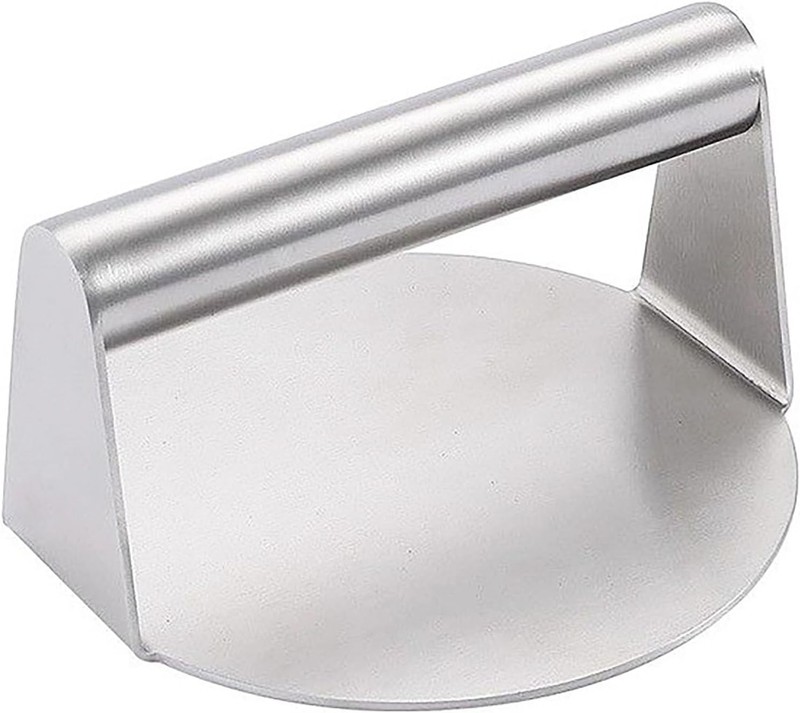 Ergonomic 5.5 Inch Hamburger Meat Press Made from Durable Stainless Steel gallery
