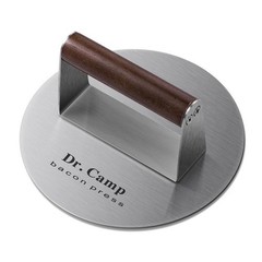 Stainless Steel Smash Burger Press Burger Smasher Grill Press Wood Handle 7 inch