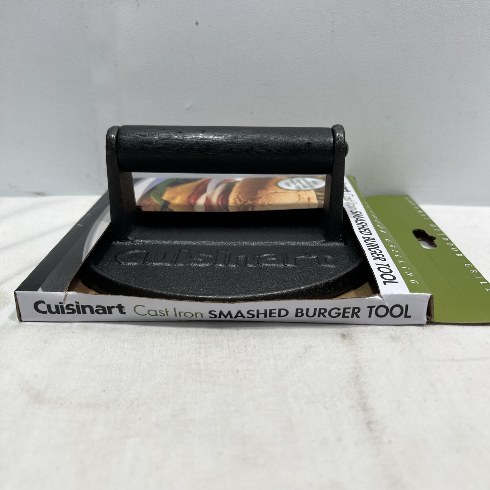 Cuisinart 6" Smashed Burger Press, Cast Iron (CISB-111) ~ NEW gallery