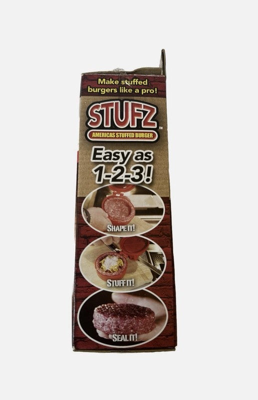 Stufz Stuffed Burger Press Hamburger Patty Maker As Seen On TV NEW Open Box gallery