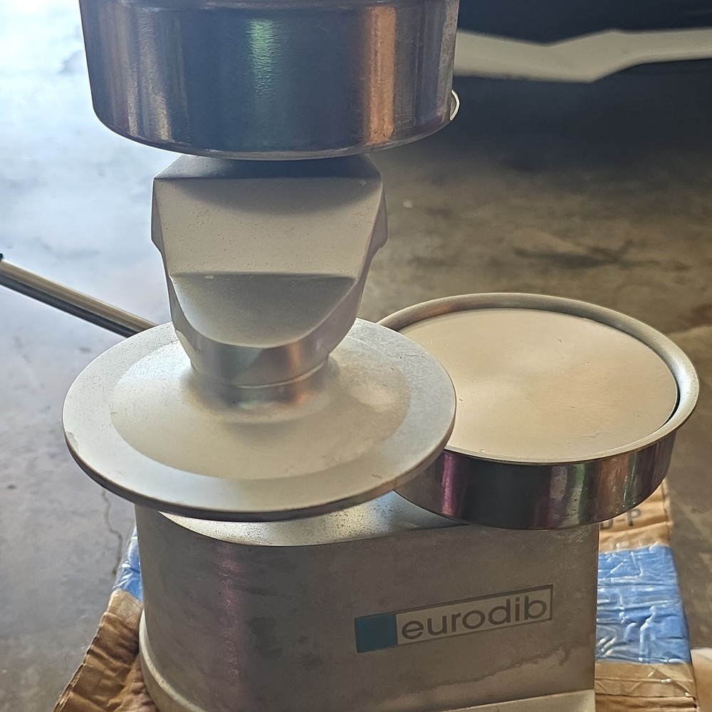 Eurodib Manual Single Large Burger Press Silver