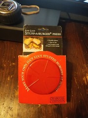 Burger Press Jucy Lucy Stuff-A-Burger Press Charcoal Companion