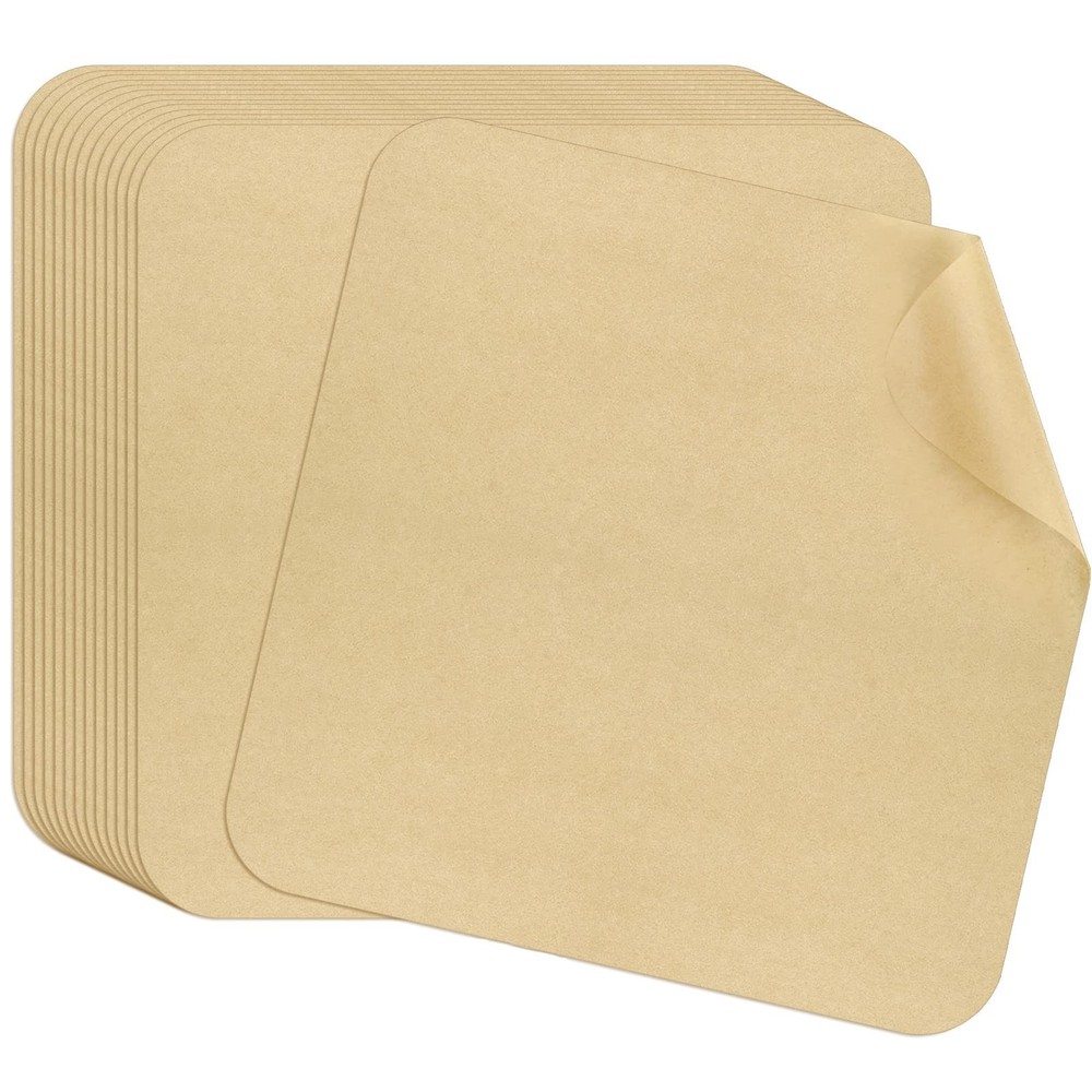 WMKGG 12 inch Air Fryer Parchment Paper Squares, 12"x12"-100 pcs, Unbleached
