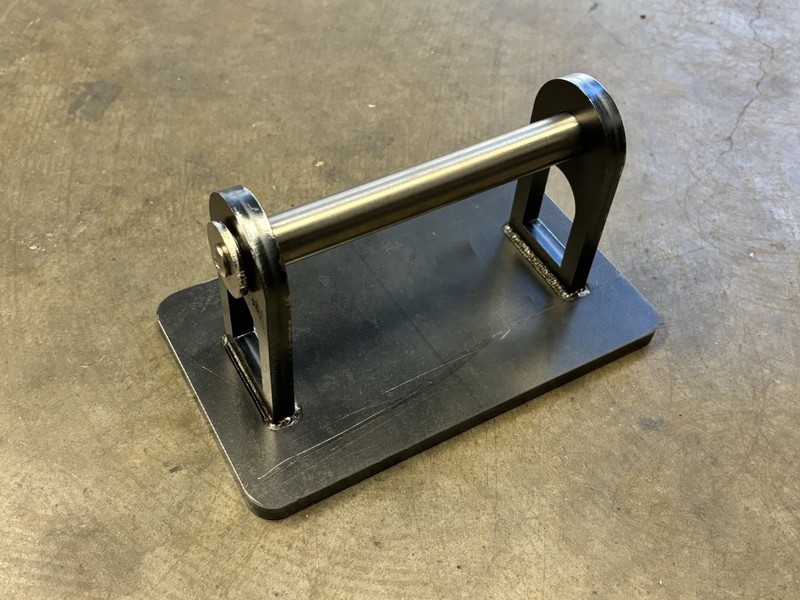 Heavy Steel smash burger press 3/8” Thick Steel Plate 5+ Lbs. gallery