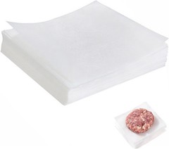 100Pcs 6″ x Unbleached Parchment Paper, Burger 6X6 100Pcs, White Square