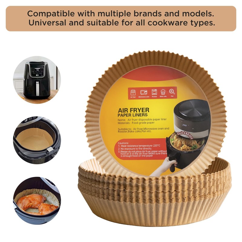 Air Fryer Liners Disposable 7.9'', 20cm, 20cm/7.9in-200 gallery