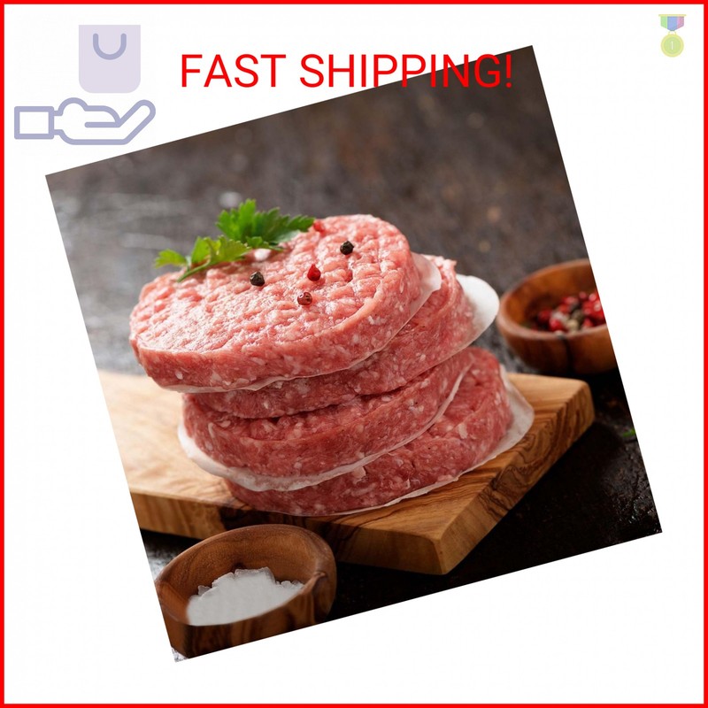 100 Pcs Burger Patty Paper Hamburger Parchment Papers 4 Inch Non-Stick Round Ham gallery