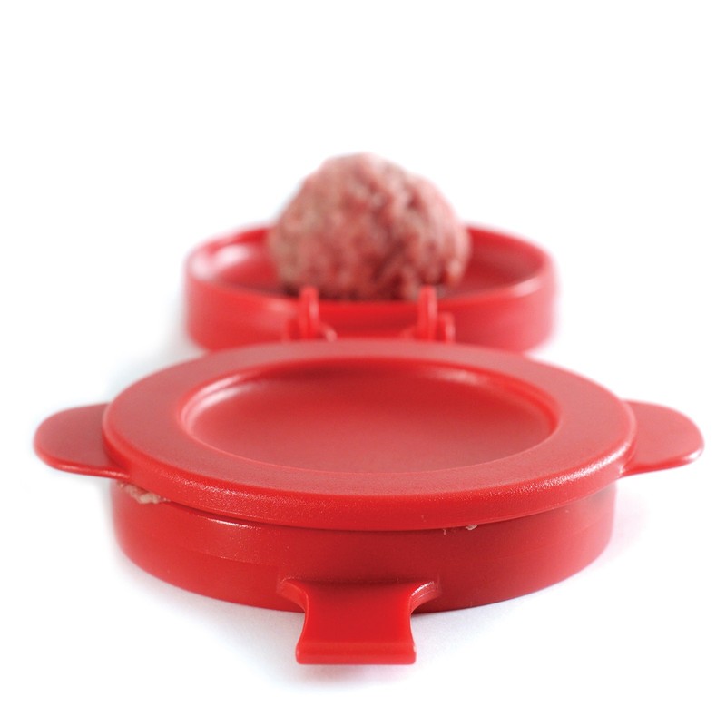 Norpro Nonstick Stuffed Burger Maker, Red gallery