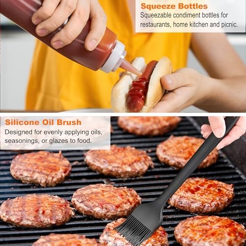 Professional Griddle Accessories Kit Set with Smash Burger Press - Extra gallery