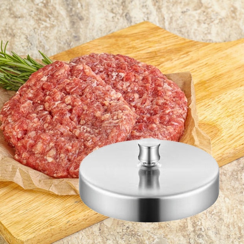 Burger Press Meat Pressing Professional Flat Easy to Clean Hamburger Patty Press gallery