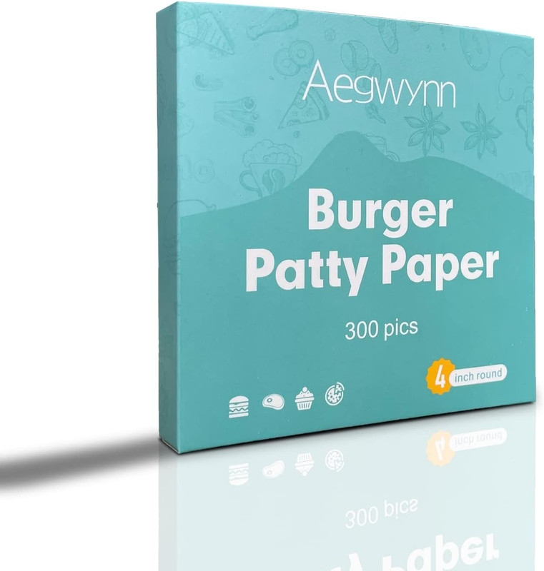Hamburger Patty Paper round 4 Inch 300 Pcs, Parchment Burger Papers Non Stick Ea gallery