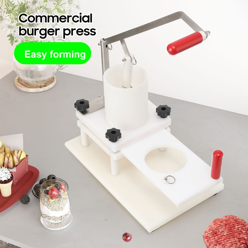 Burger Patty Maker Manual Beef Patty Maker HR-130 Hamburger Maker Commercial NEW gallery