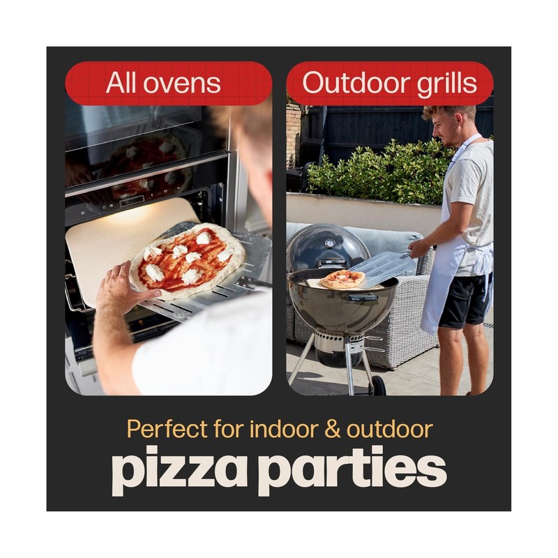 Hans Grill Pizza Peel PRO | Made for XL Pizza 12 inch + | Profe... FAST USA SHIP gallery
