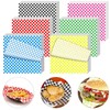 120Pcs Wax Paper Sheets for Food, 12 * 12 inches, Variety Colors -- 6 colors gallery
