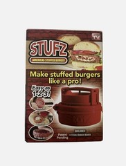 Stufz Stuffed Burger Press Hamburger Patty Maker As Seen On TV NEW Open Box