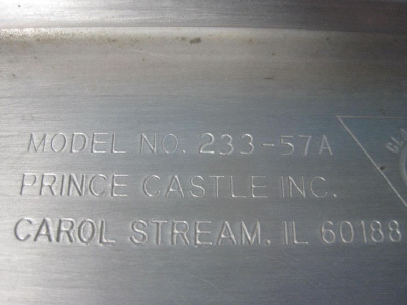 PRINCE CASTLE 233-57A COMMERCIAL MEAT/BURGER PRESS 23" x 6" NEW REASTURANT gallery