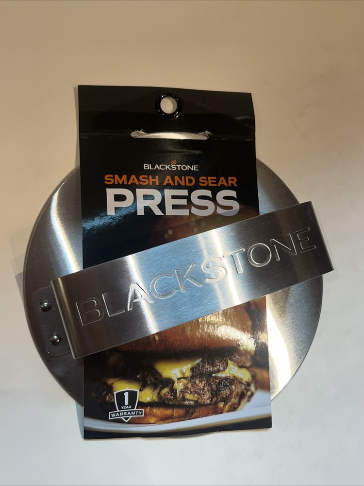 Blackstone 5349 Smash and Sear Press Burger Tool Stainless Steel Grill Gift