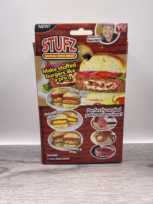 Stufz Stuffed Burger Press - Hamburger Patty Maker - As Seen On TV gallery