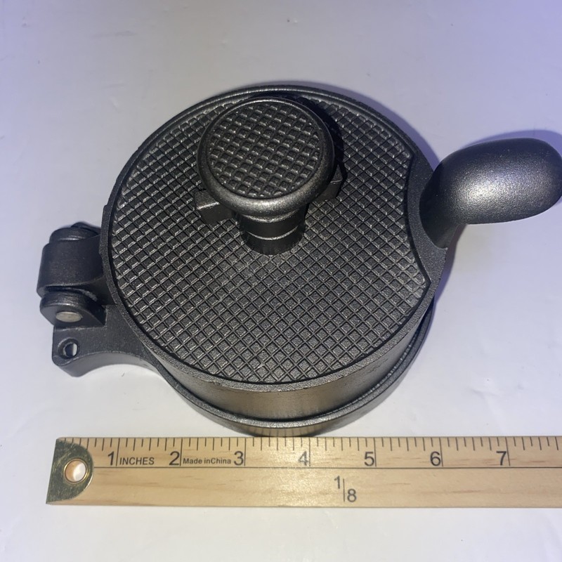 (2) Adjustable Kitchen Hamburger Patty Presses Metal Burger Mold Lot Of Two gallery