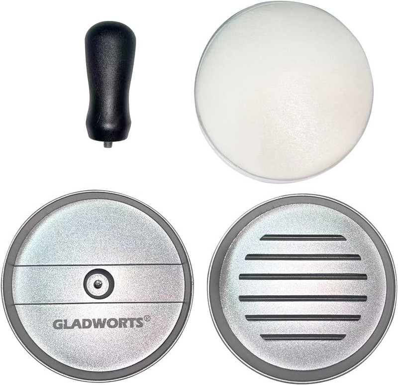 Hamburger Press Patty Maker Cast Aluminium 100 Non-Stick Papers Quarter Pound gallery