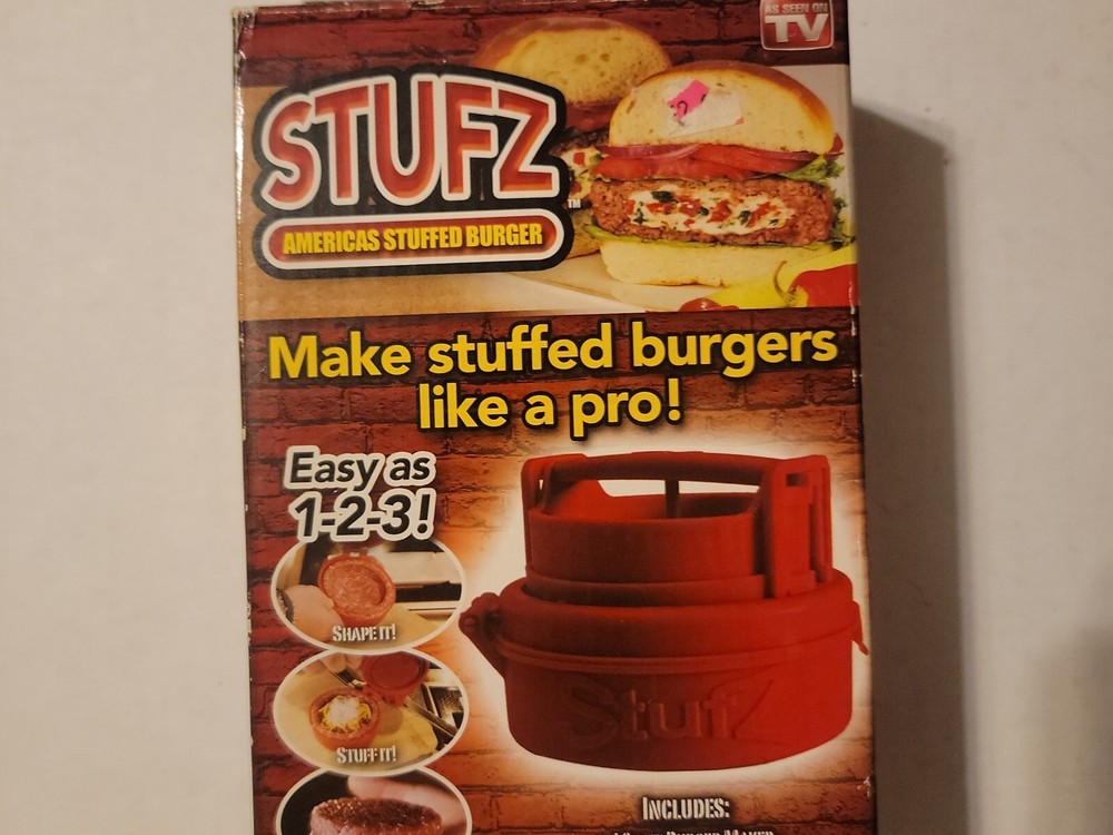 Stufz Stuffed Burger Press - Hamburger Patty Maker - As Seen On TV
