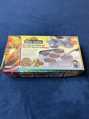 BIG CITY SLIDER STATION AS SEEN ON TV STOVE-TOP SLIDER MAKER Vtg Billy Mays