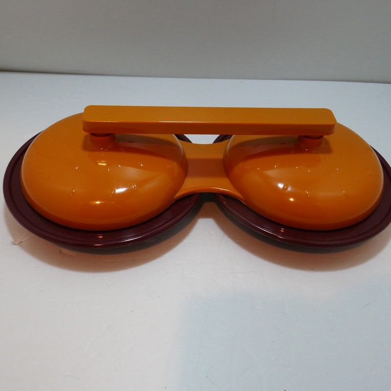 2005 Charcoal Champion Dual Hamburger Press/Molds Makes 2 4.5" Circular Burgers gallery