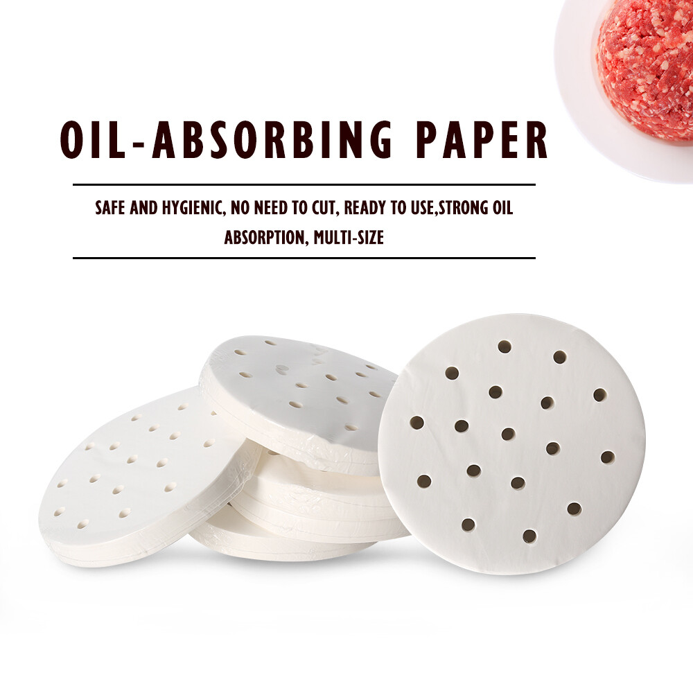 5 Sets Cooker Paper Kitchen Absorbing Paper Steamer Paper 400pcs/set Food Grade