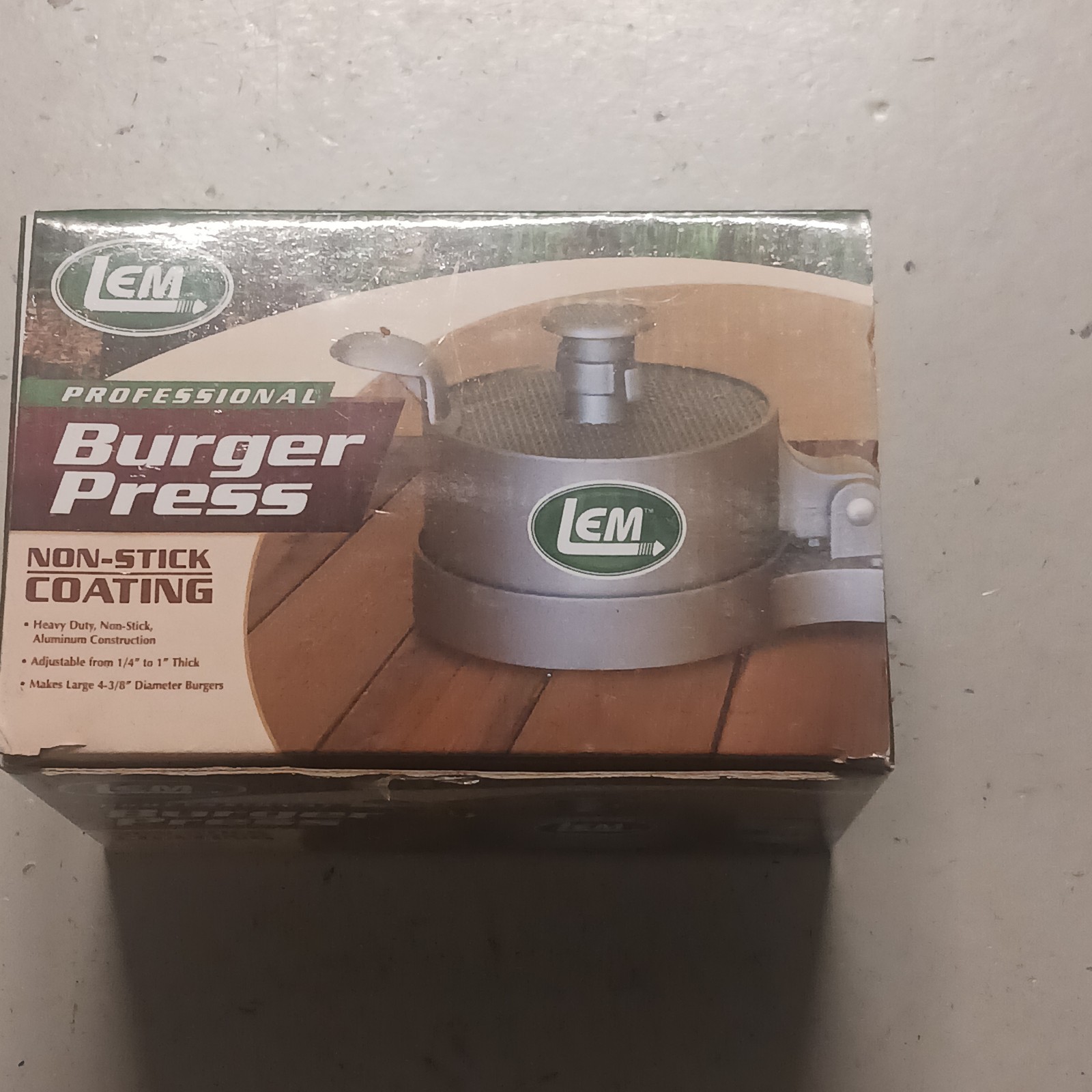 LEM Professional Burger Press With Non-Stick Coating gallery
