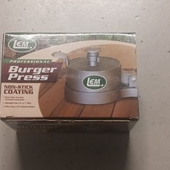 LEM Professional Burger Press With Non-Stick Coating