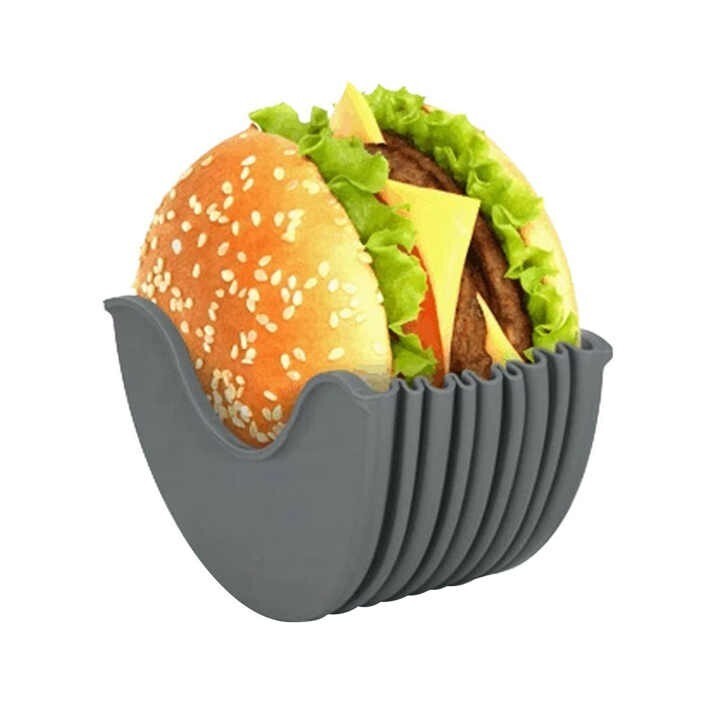 Perfect Gift Retractable Fixed Box Hamburger Holders for Burger Lovers Adults gallery