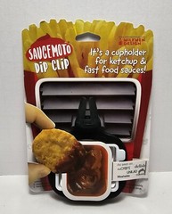 Saucemoto Dip Clip | An in-car vent sauce holder for dipping sauces