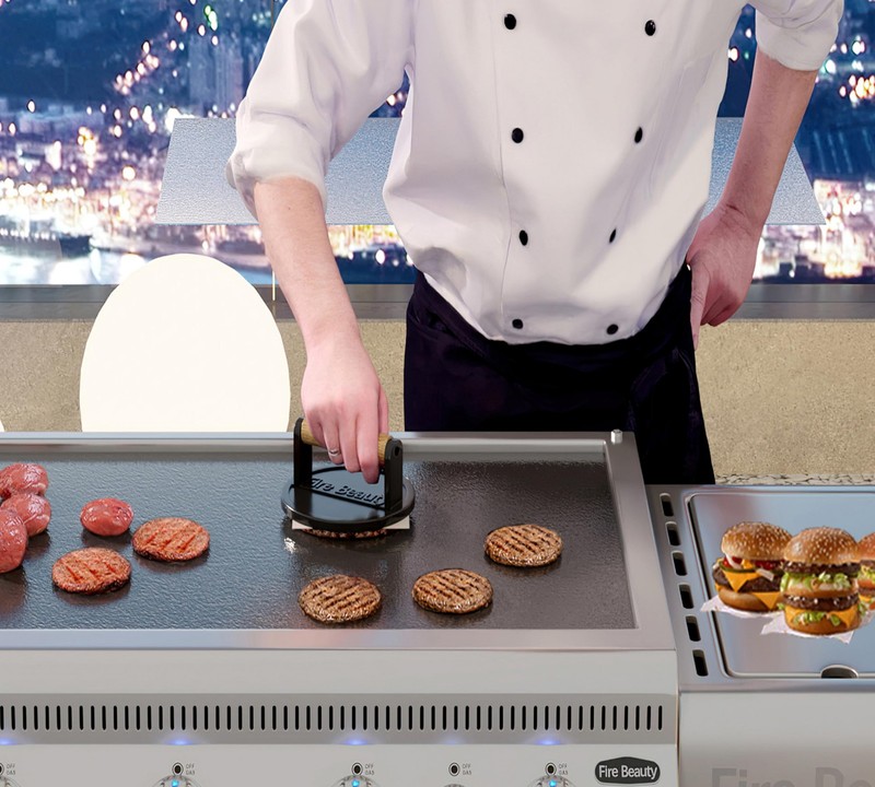Grill Burger Press, Black, FB165EPC gallery