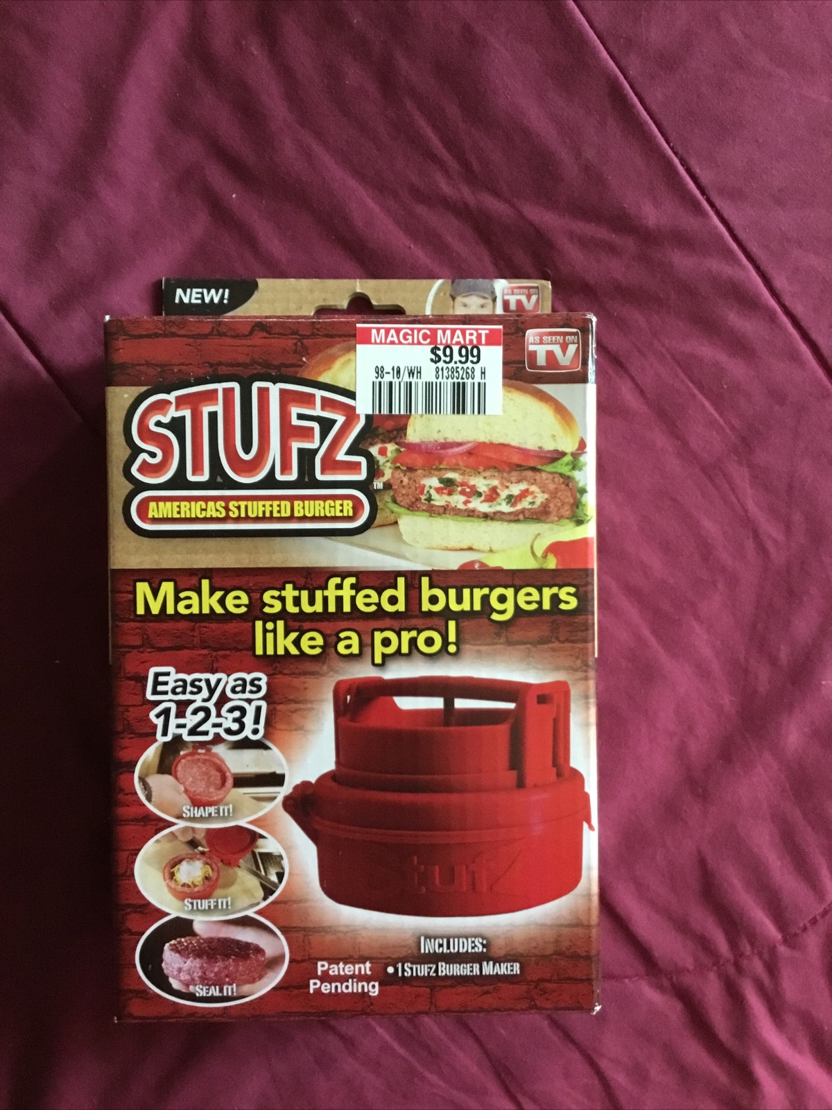 Stufz Burger Maker NIB As Seen On TV gallery