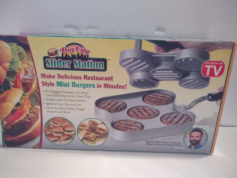 Big City Slider Station Slider Station Mini Burger As seen On TV Kitchen Cooking gallery