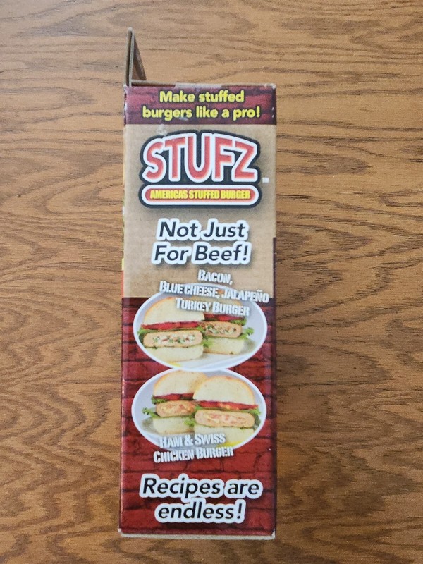 Stufz Stuffed Burger Press - Hamburger Patty Maker - As Seen On TV gallery