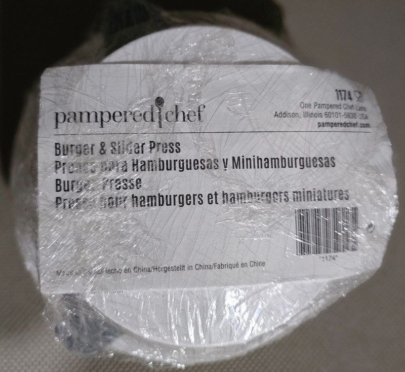 Pampered Chef Burger and Slider Press #1174 Hamburger Cookout Meal Party Prep gallery