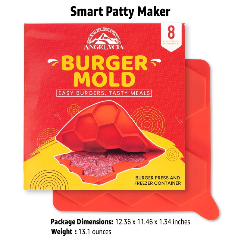Burger Master Innovative 8-in-1 Burger Press & Freezer Container gallery
