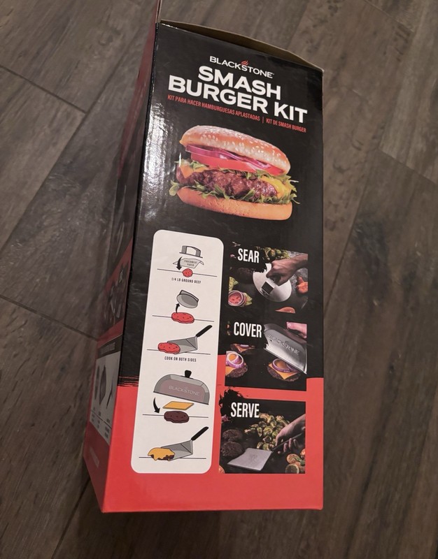 Blackstone Smash Burger Kit, 3-Piece Stainless Steel - BRAND NEW! gallery