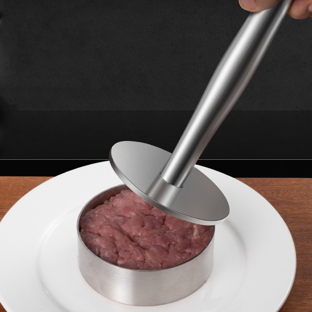 Non Stick Burger Press for Hamburger Patty Mold Smasher Tool