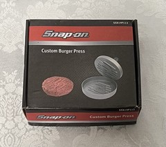 SNAP-ON Custom Burger Press, Collectible Grilling Cooking model SSX19P113 Metal
