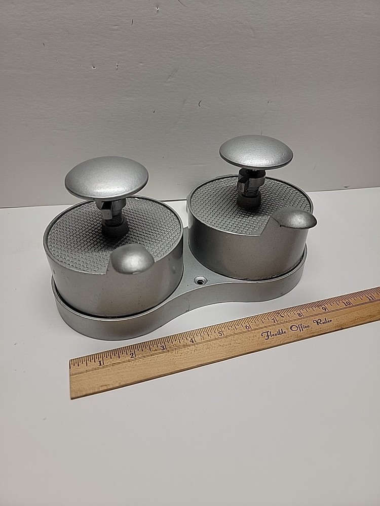 Double Aluminum HD Burger Press, Makes 4 1/2" Diameter Patties for Hamburgers